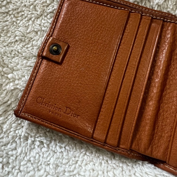 AUTHENTIC Christian Dior Wallet with Gold Accent - Picture 7 of 9